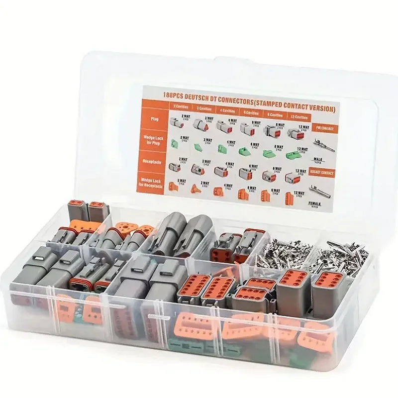 Deutsch-Style DT Connector Assortment 188/250pc product view 1