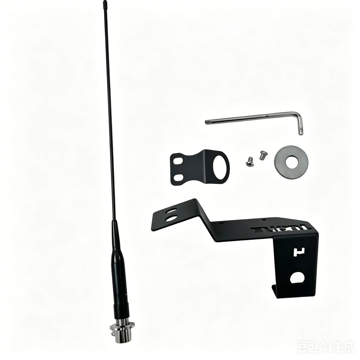 Rear Door Antenna Bracket for Mitsubishi Pajero Montero MK3 MK4 Shogun Anti-Theft Antenna Bracket Exterior Trim Tuck's Performance