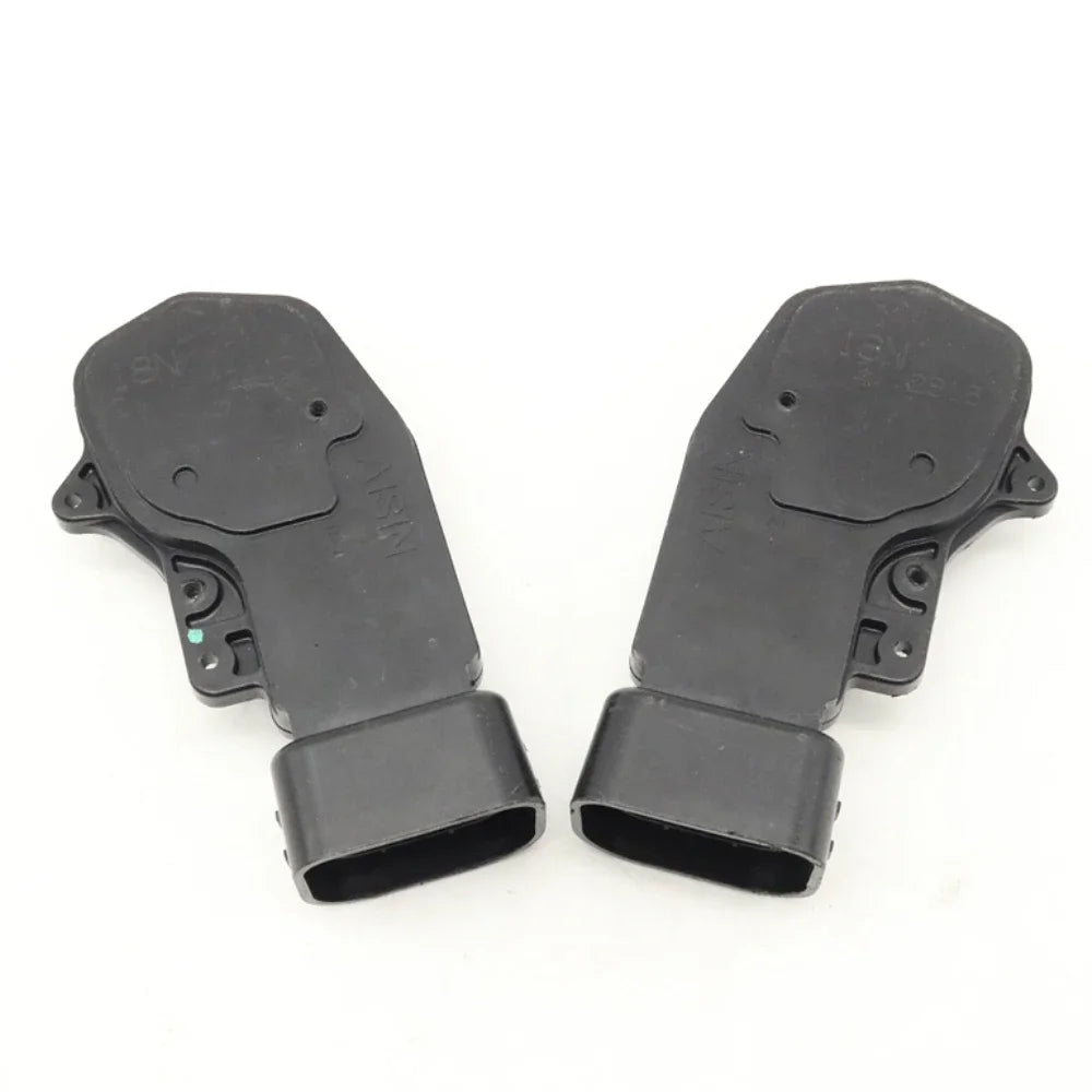 Door lock motor connector and linkage detail
