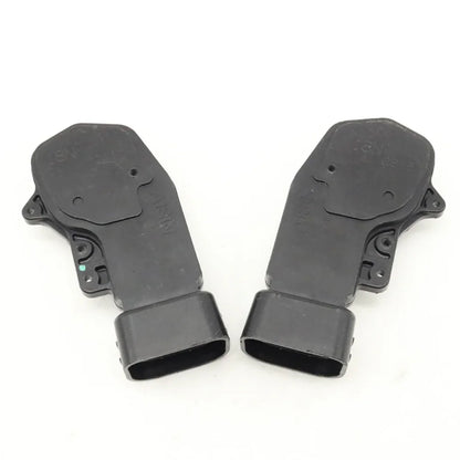 Door lock motor connector and linkage detail