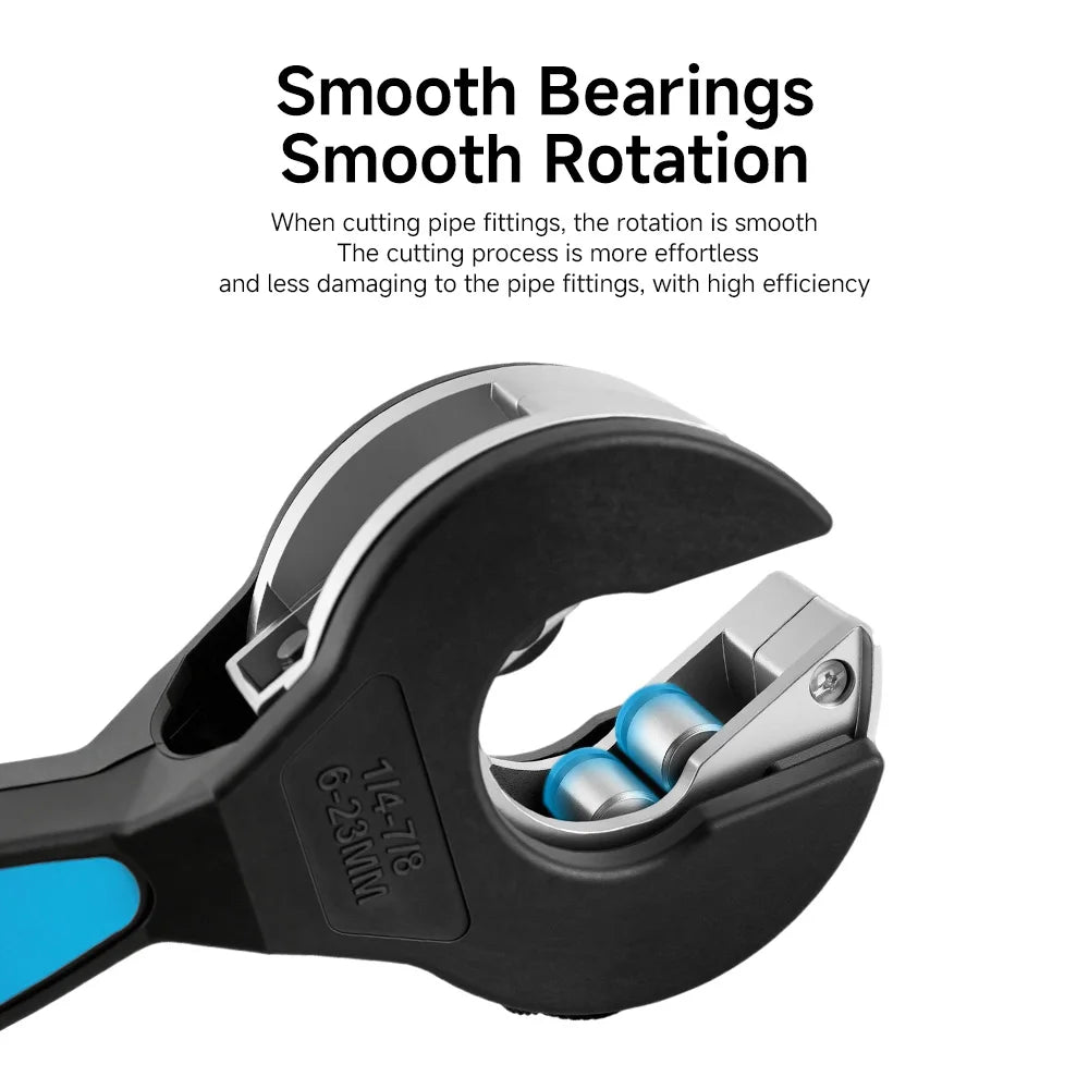 Professional Ratcheting Pipe Cutter 6-23mm Universal for Stainless Steel Copper Aluminium Tube Hose Tubing Hand Cutting Scissors Tuck's Performance