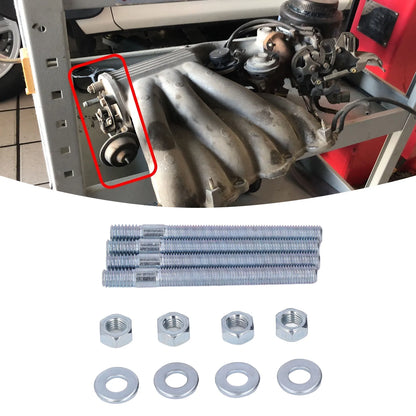 3.5in Carburetor Studs Set Metal Carb Mounting Stud Kit with Spacers for 5/16in Threads Intake Manifold new Tuck's Performance