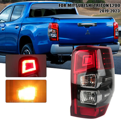 High Configuration LED Taillight Sequential Lamp For Mitsubishi L200 Triton MR 19-23 Rear Brake Reverse Light Tuck's Performance