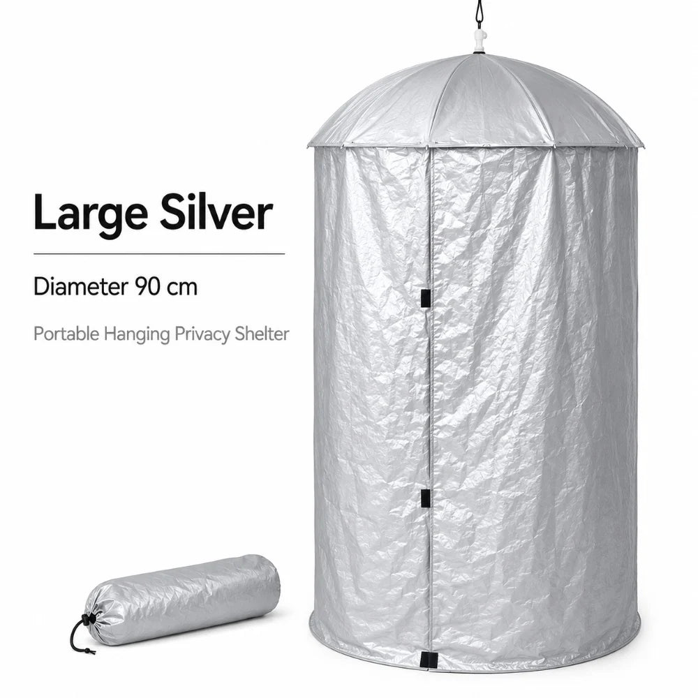 Large 90cm silver privacy tent with carry bag
