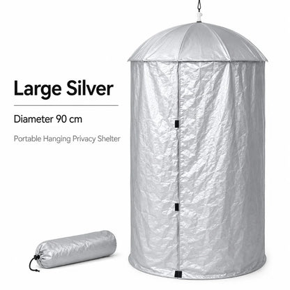 Large 90cm silver privacy tent with carry bag