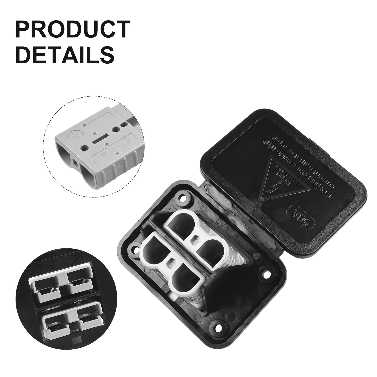 50A Twin Flush Mount Plug Bracket Kit image 2