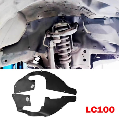 Splash Guard Fender Liner Protective Cover Compatible with Toyota Land Cruiser LC100 Lexus LX470 Front Wheel 2 Piece Set Tuck's Performance