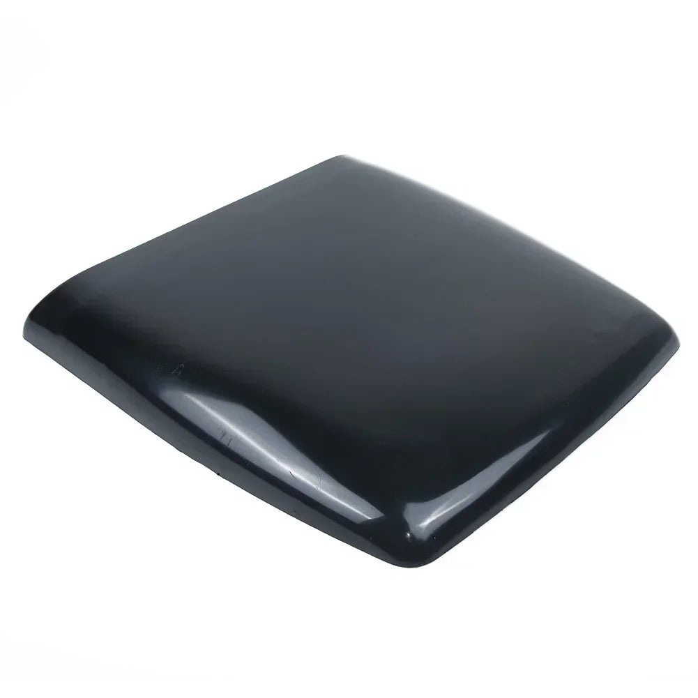 Black universal bonnet scoop angled view