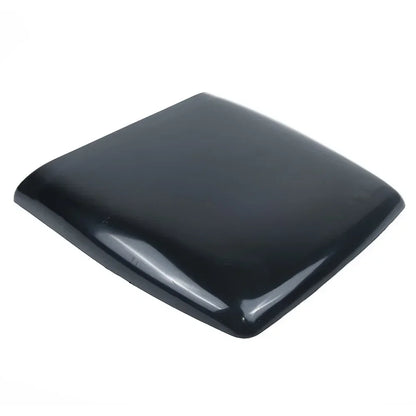 Black universal bonnet scoop angled view