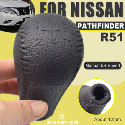 Manual 5/6 Speed Black Gear Shift Knob Handle Lever For NISSAN Navara D40 Frontier Double Cab 2005-2015/Pathfinder R51 2007-2019 Tuck's Performance