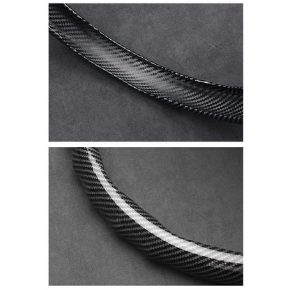 Suitable for Suzuki Carbon Fiber Texture Steering Wheel Cover Snap-On Wave-Shaped Sports Design Protective Case Alto S-Presso Celerio Ignis Swift Dzire Baleno Fronx Vitara E Vitara Grand S-Cross Jimny Xl7 Tuck's Performance