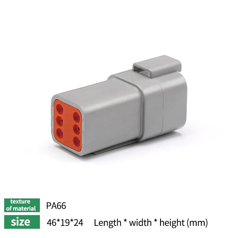 10/50/100 Sets Deutsch DTM/DT/DTP/DTF Automobile Connector Plug&Socket Male&Female Terminal DTM04-2/3/4/6/8/12 DTM06-2/3/4/6/8S Tuck's Performance