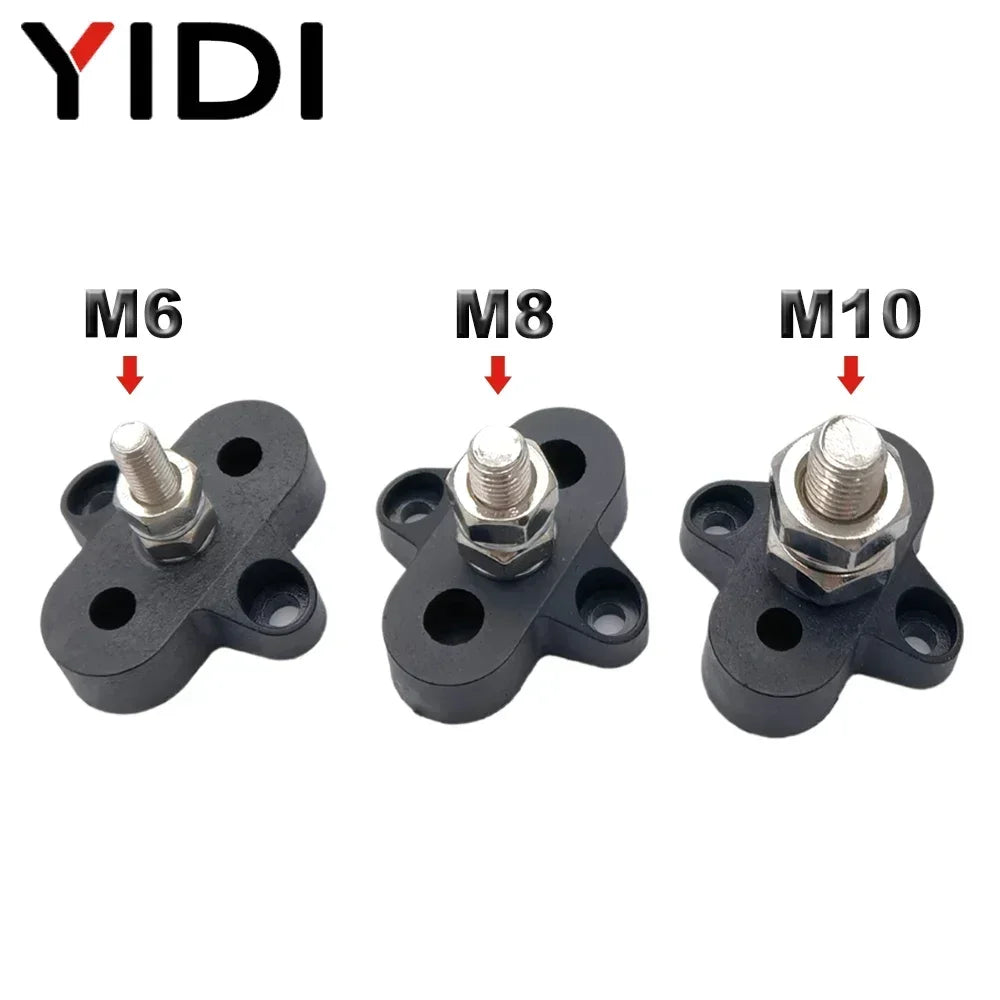 Universal Heavy Duty Battery Bus Bar Stud Pair – 12V–48V Power Distribution (M6 / M8 / M10) Tuck's Performance
