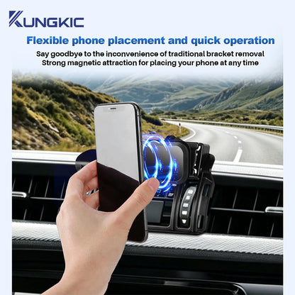 Magnetic Car Phone Holder Mount for Toyota Hilux 2017 2018 2019 2020 2021 2022 2023 Dashboard GPS Mobile Phone Stand Accessories Tuck's Performance