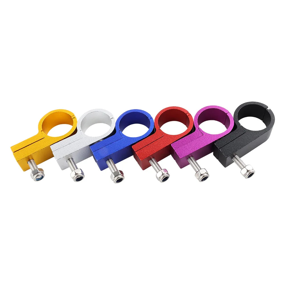 Billet P-Clip Hose Clamp 0.74" 19mm ID 6061 Aluminum Alloy For Stainless Braided Hose AN8 or PTFE Hose AN10 Tuck's Performance