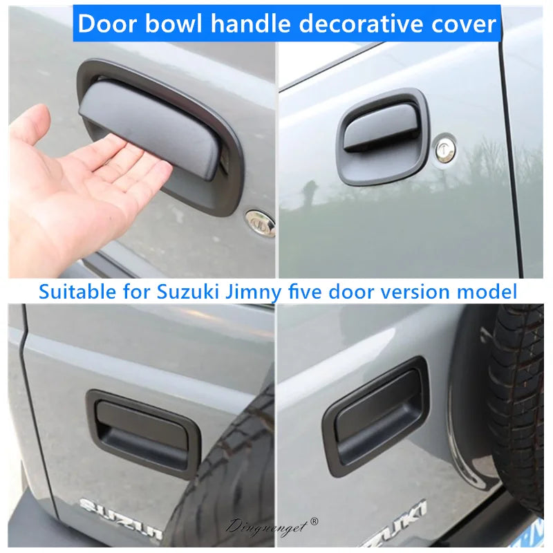 10-Piece Set of Door Bowl Handle Decorative Cover Decorative Stickers Suitable for 2023+JB64W Suzuki Jimny Five-Door Model Tuck's Performance