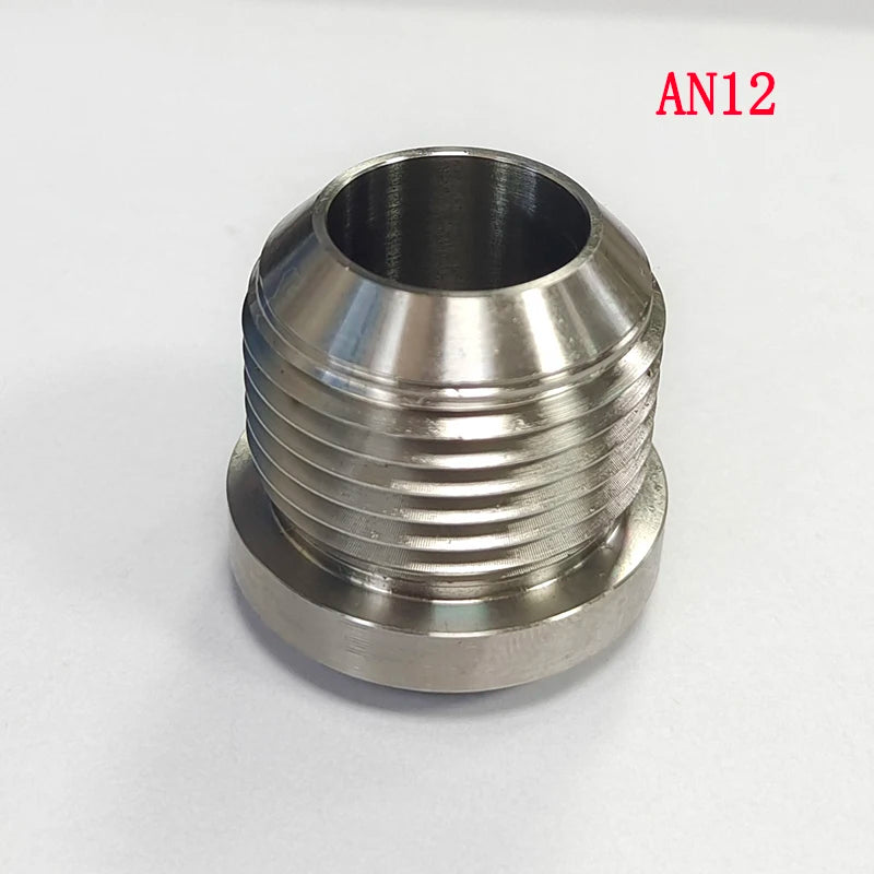 AN3/4/6/8/10/12/16/20 Stainless Steel Male Weld On Bung Weld On Fittings for Fuel Oil Hose Oil Cooler Hose Ends AN Weld-On Bungs Tuck's Performance