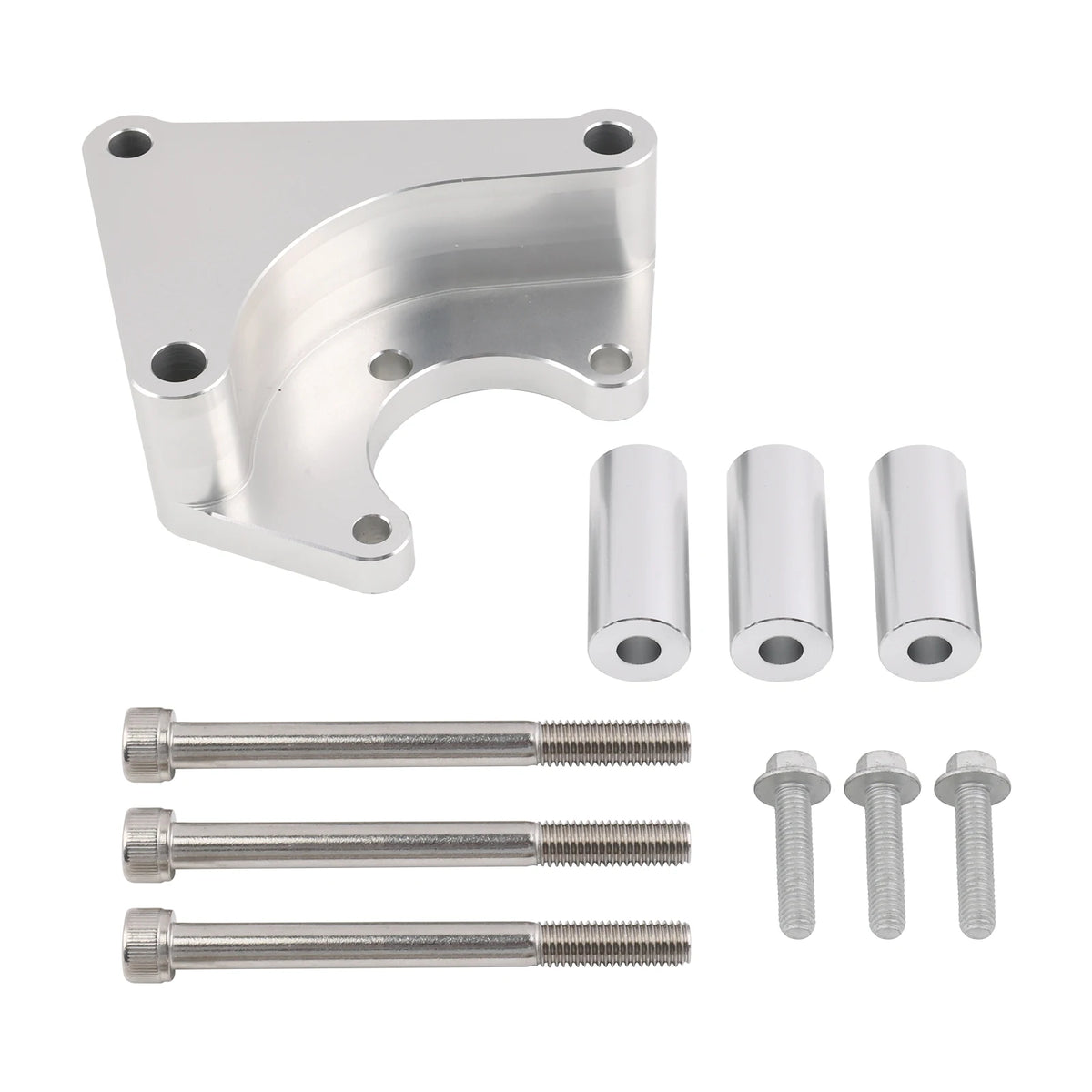 12610792 Power Steering Bracket Kit Aluminum Billet For 2010 2011 2012 Chevrolet Chevy Camaro 6.2L V8 LS3 L99 Tuck's Performance