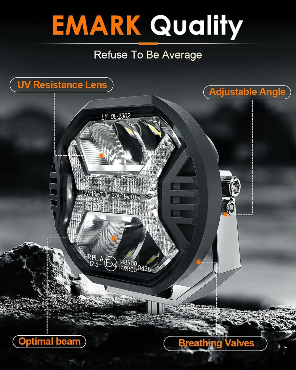 4 Inch LED Work Light with DRL product image 3