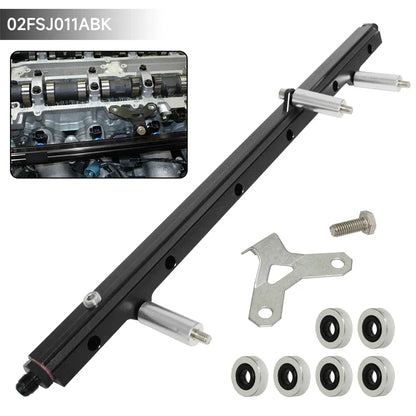 Racing Fuel Rail Kit Fit  For Toyota Supra Aristo JZA80 2JZ 2JZ-GTE MKV JZS 147  Turbo Upgrade 92-02 Black/Blue Tuck's Performance