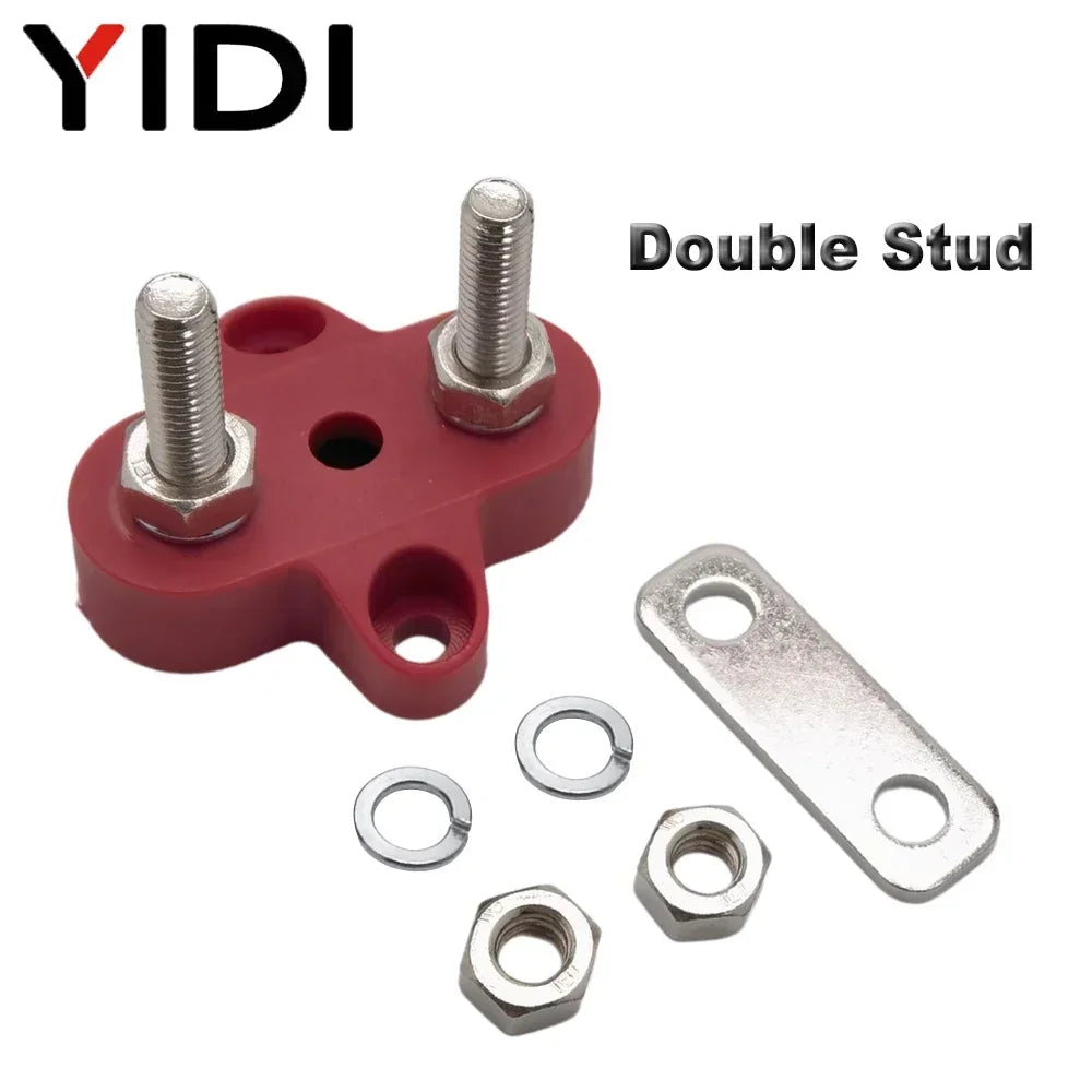 Universal Heavy Duty Battery Bus Bar Stud Pair – 12V–48V Power Distribution (M6 / M8 / M10) Tuck's Performance