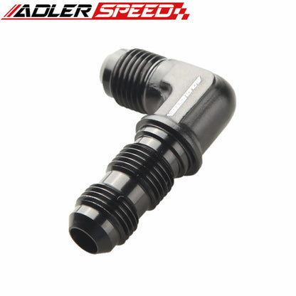 AN3 AN4 AN6 AN8 AN10 AN12 Male To Male 90 Degree Bulkhead Fitting Adapter Tuck's Performance