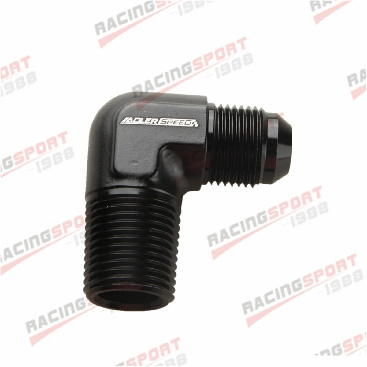 AN3 AN4 AN6 AN8 AN10 AN12 Male Flare To 1/8" 1/4" 3/8" NPT Adapter 90 Degree Tube Hose Fitting Tuck's Performance