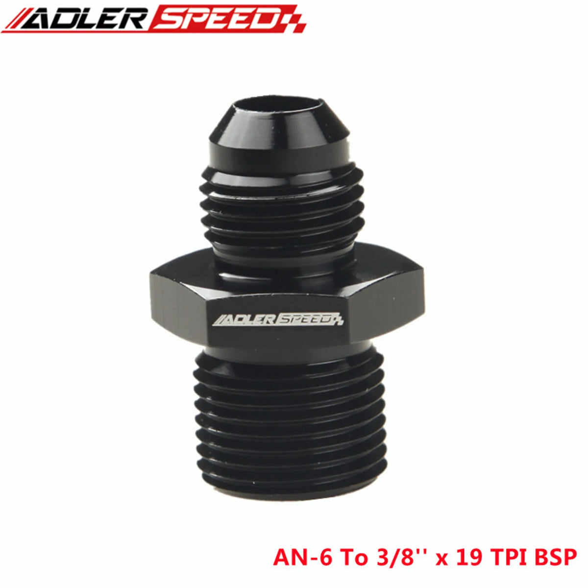 AN4 AN6 AN8 AN10 AN12 Male To 1/8" 1/4" 3/8" 1/2" 3/4" BSP BSPP Straight Adapter Tuck's Performance