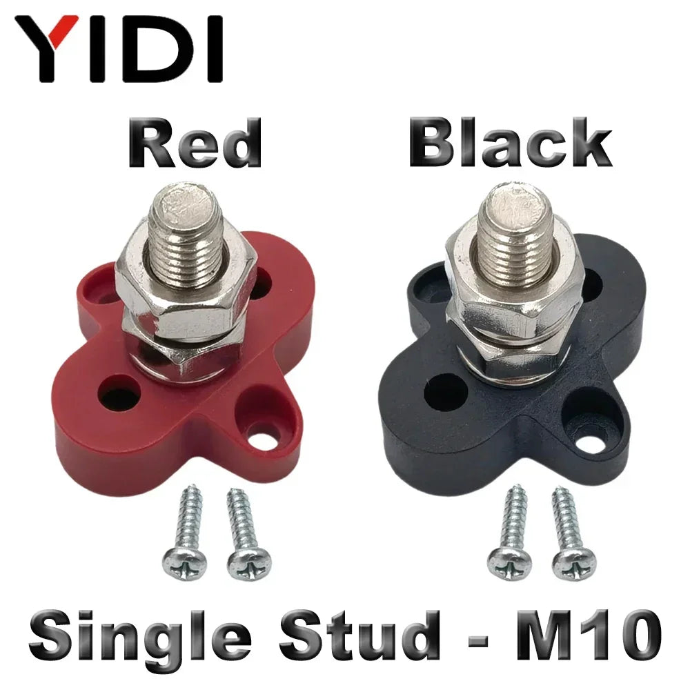 Universal Heavy Duty Battery Bus Bar Stud Pair – 12V–48V Power Distribution (M6 / M8 / M10) Tuck's Performance