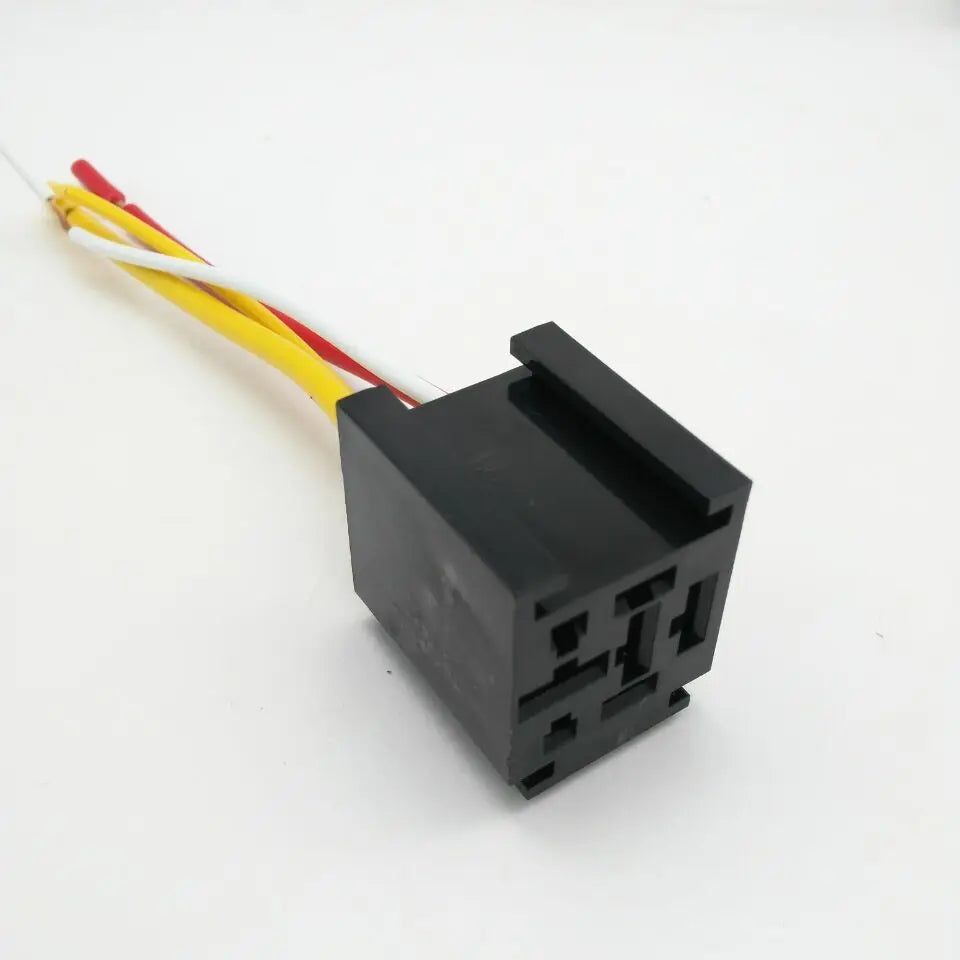 40A 80A 4 5 Pin Automotive Relay Socket Harness Connector  Relay Base Seat for 12V 24V 4Pin 5Pin Auto Relay Tuck's Performance