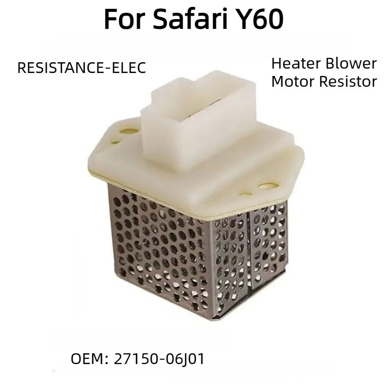 RESISTANCE-ELEC /Heater Blower Motor Resistor 27150-06J00 27150-06J01 For 87-97 Nissan Patrol Y60 Safari Y60 Navara D21 Tuck's Performance