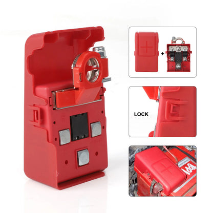 Fused Battery Distribution Terminal (32V 400A) – Quick-Connect Positive Post 3-Way Outlet – M8 + 2x M5 Studs Tuck's Performance
