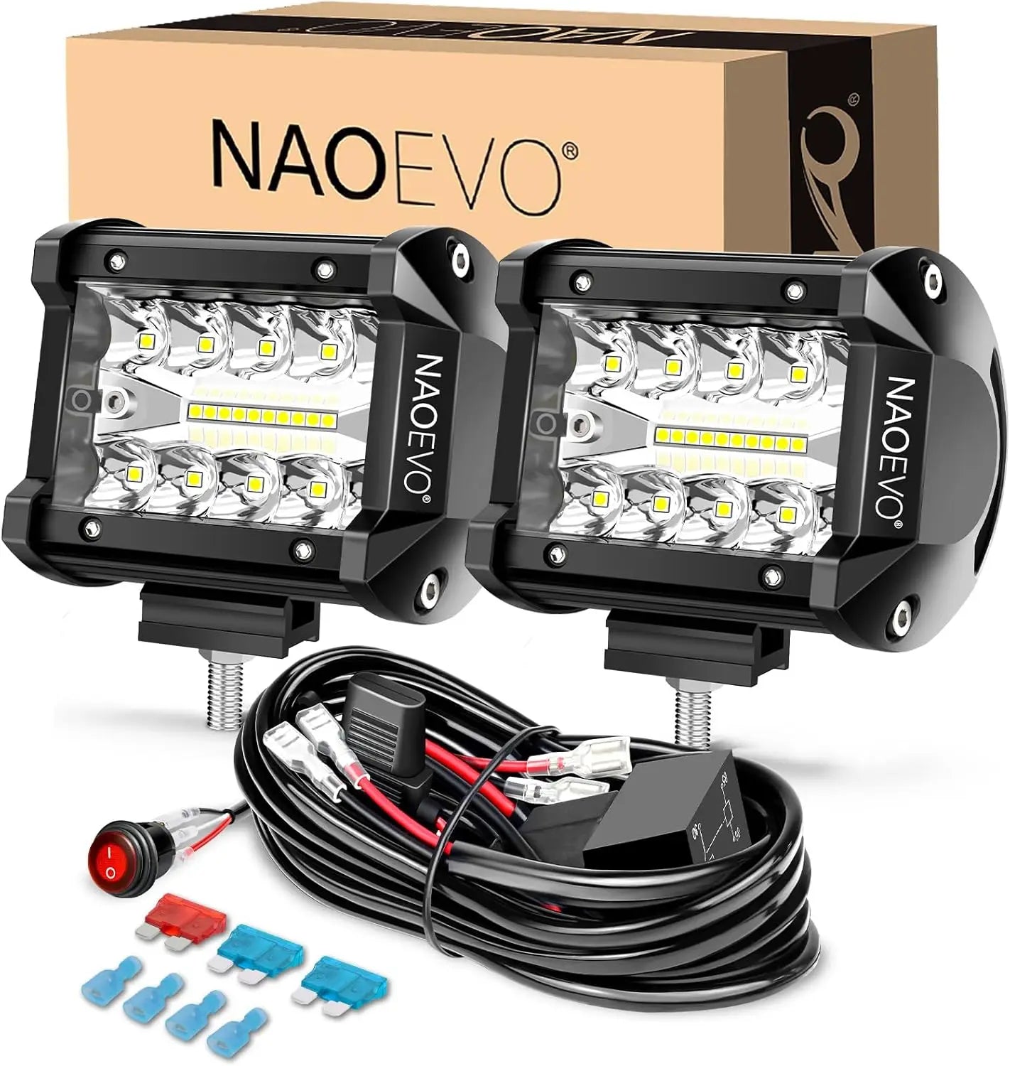 4 Inch 60W LED Pod Work Lights Pair product image 19