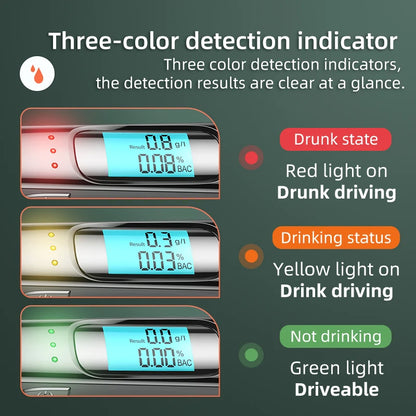 Portable Digital Breath Alcohol Tester with LCD Display - product image 4