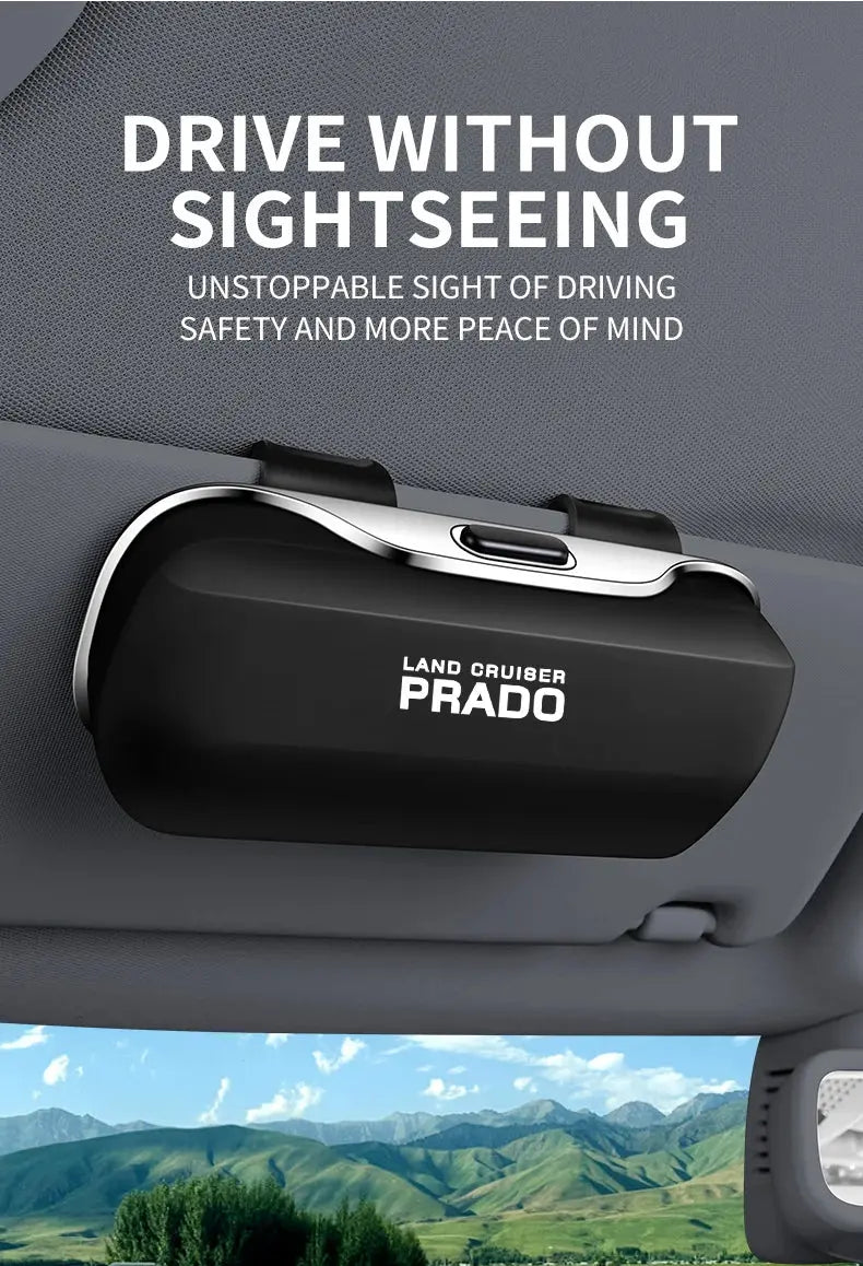Sunglasses Holder Sun Visor Storage  Clip On For Toyota Land Cruiser Prado 120 150 Tuck's Performance