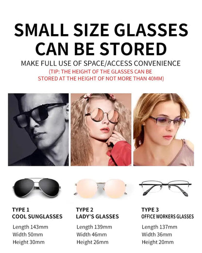 Sunglasses Holder Sun Visor Storage  Clip On For Toyota Land Cruiser Prado 120 150 Tuck's Performance