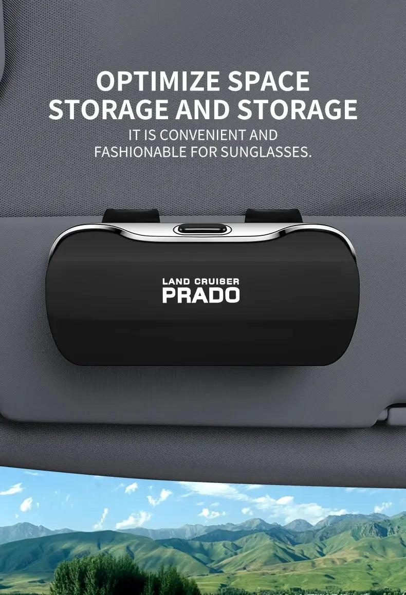 Sunglasses Holder Sun Visor Storage  Clip On For Toyota Land Cruiser Prado 120 150 Tuck's Performance