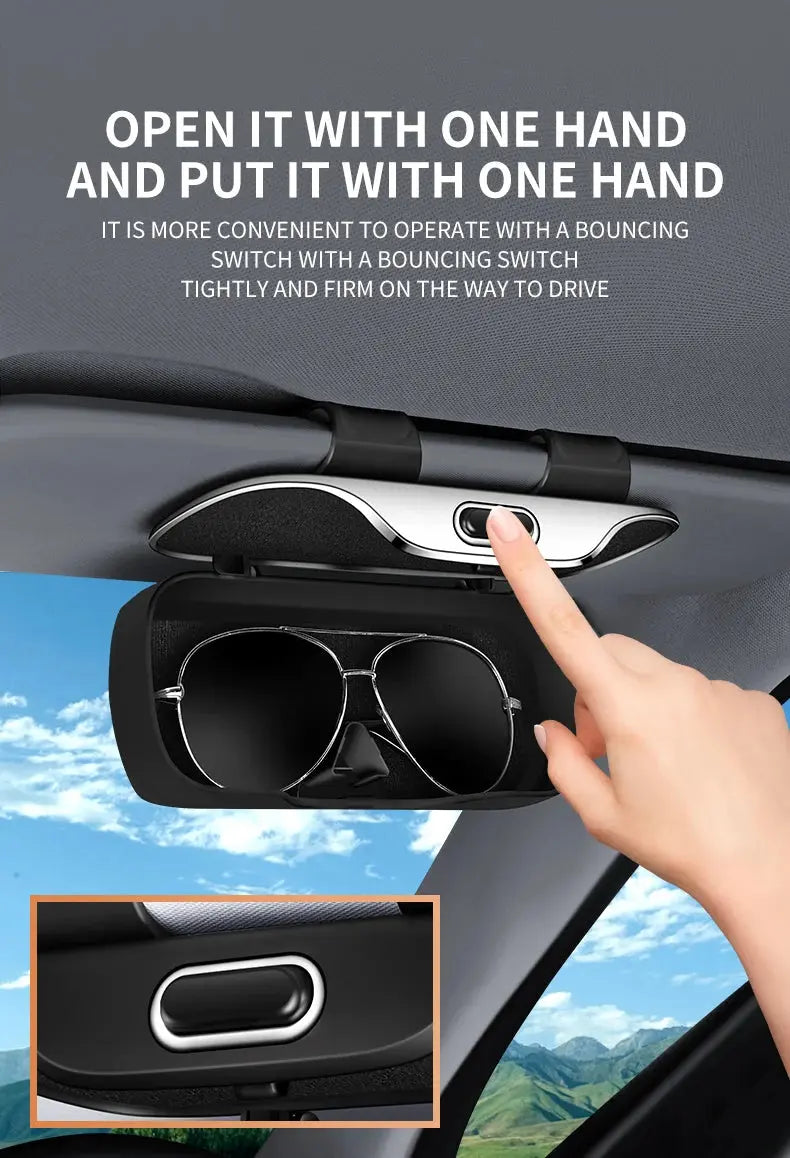 Sunglasses Holder Sun Visor Storage  Clip On For Toyota Land Cruiser Prado 120 150 Tuck's Performance