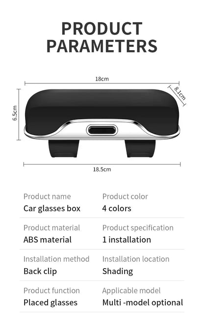 Sunglasses Holder Sun Visor Storage  Clip On For Toyota Land Cruiser Prado 120 150 Tuck's Performance