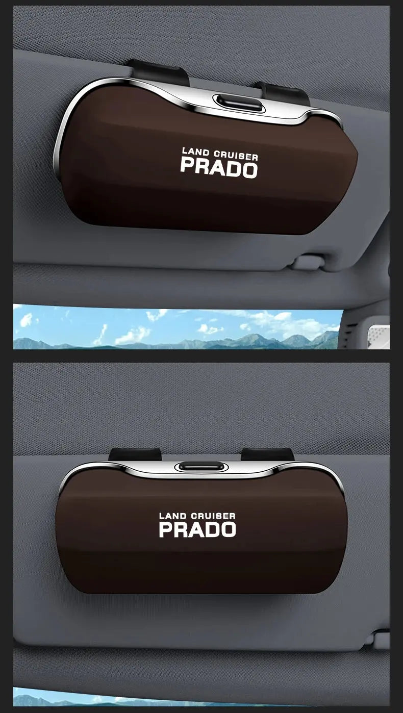 Sunglasses Holder Sun Visor Storage  Clip On For Toyota Land Cruiser Prado 120 150 Tuck's Performance