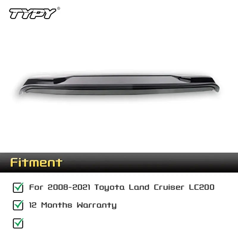 TYPY Car Tail Wing with LED Turn Signal Light for Toyota Land Cruiser LC200 2008-2021 Modified Spoiler Auto Accessories Tuck's Performance