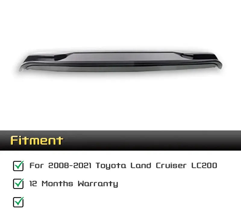 TYPY Car Tail Wing with LED Turn Signal Light for Toyota Land Cruiser LC200 2008-2021 Modified Spoiler Auto Accessories Tuck's Performance