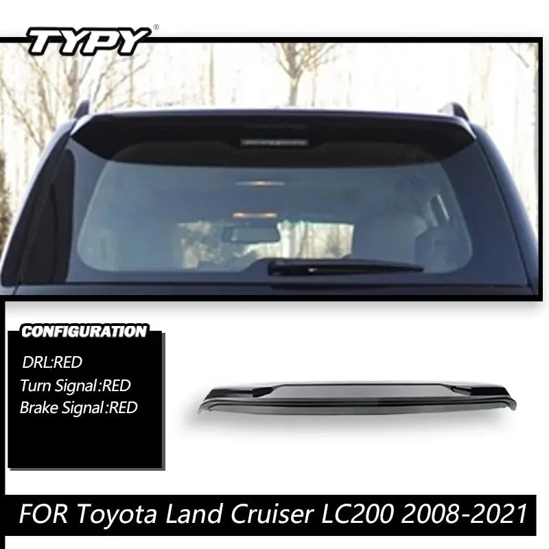 TYPY Car Tail Wing with LED Turn Signal Light for Toyota Land Cruiser LC200 2008-2021 Modified Spoiler Auto Accessories Tuck's Performance