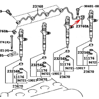 Toyota Diesel Injector Seal Kit – Common Rail (Hilux, Prado, HiAce, LandCruiser) Tuck's Performance
