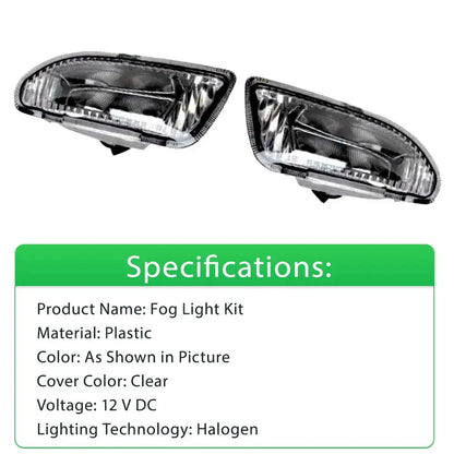 Toyota Hilux 2001–2005 Front Fog Light Kit – Complete Wiring Harness Included Tuck's Performance