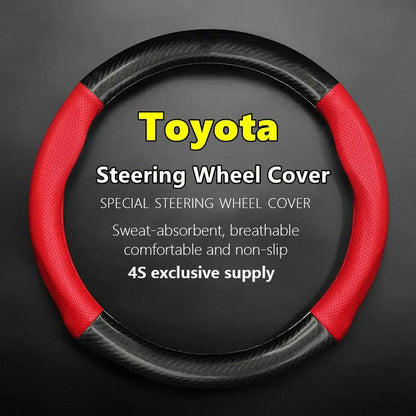 Toyota Hilux N70 Steering Wheel Cover Leather 2004-2014 Ultra Thin Two Style's Tuck's Performance