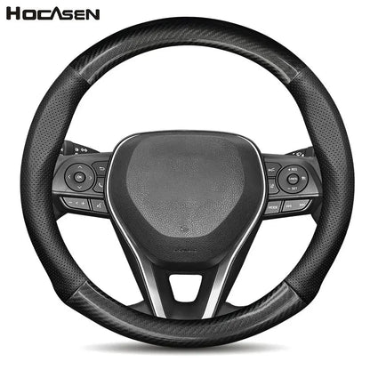 Toyota Hilux N70 Steering Wheel Cover Leather 2004-2014 Ultra Thin Two Style's Tuck's Performance