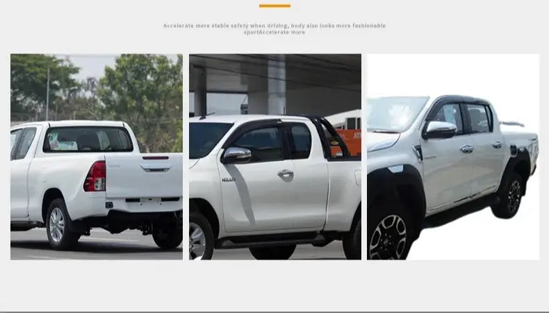 Toyota Hilux N80 Roof Spoiler Wing – Sport Style (2015–2024, No-Drilling) Tuck's Performance