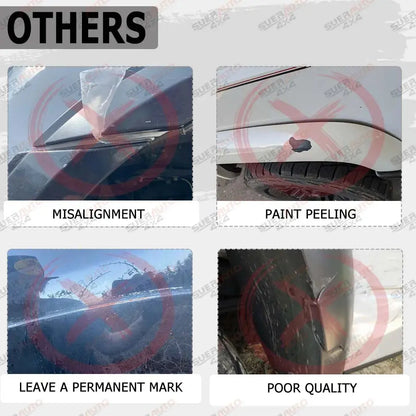 Toyota Hilux N80 Slim Fender Flares 4” – Matte Black (2015–2024) Tuck's Performance