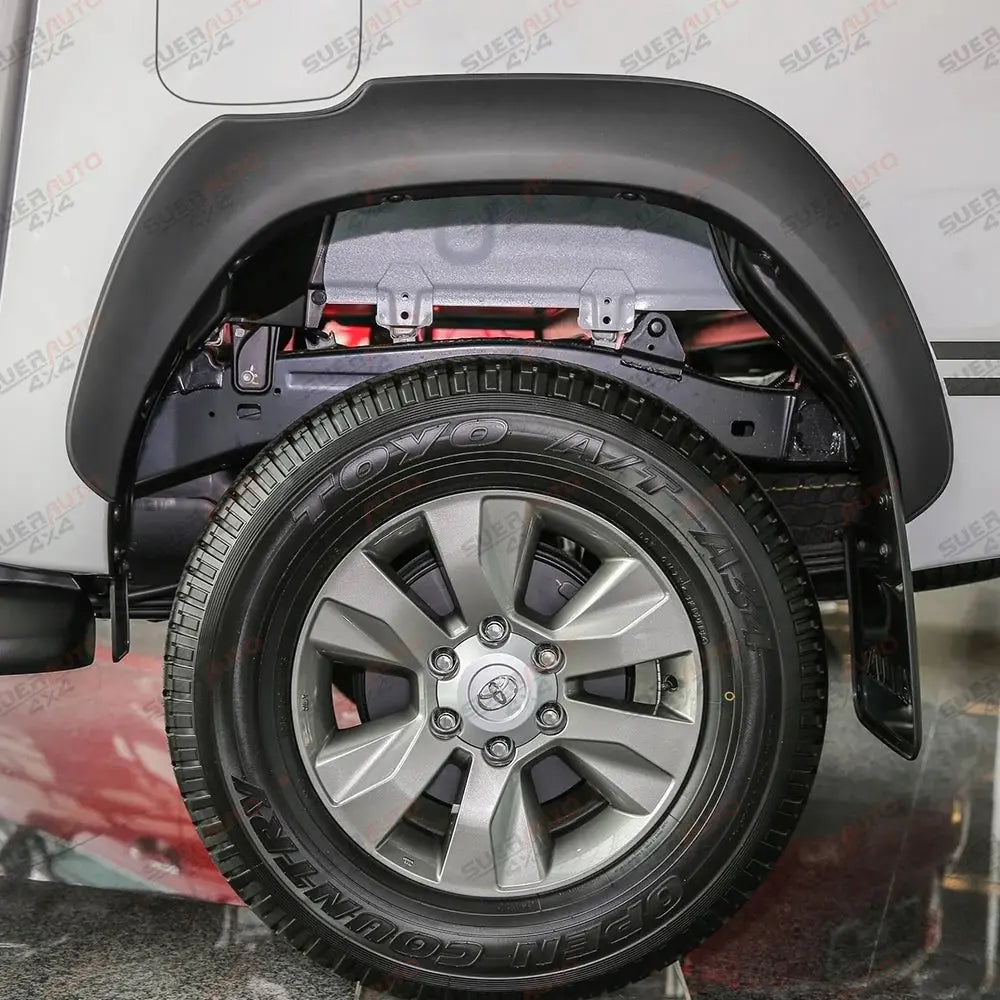 Toyota Hilux N80 Slim Fender Flares 4” – Matte Black (2015–2024) Tuck's Performance